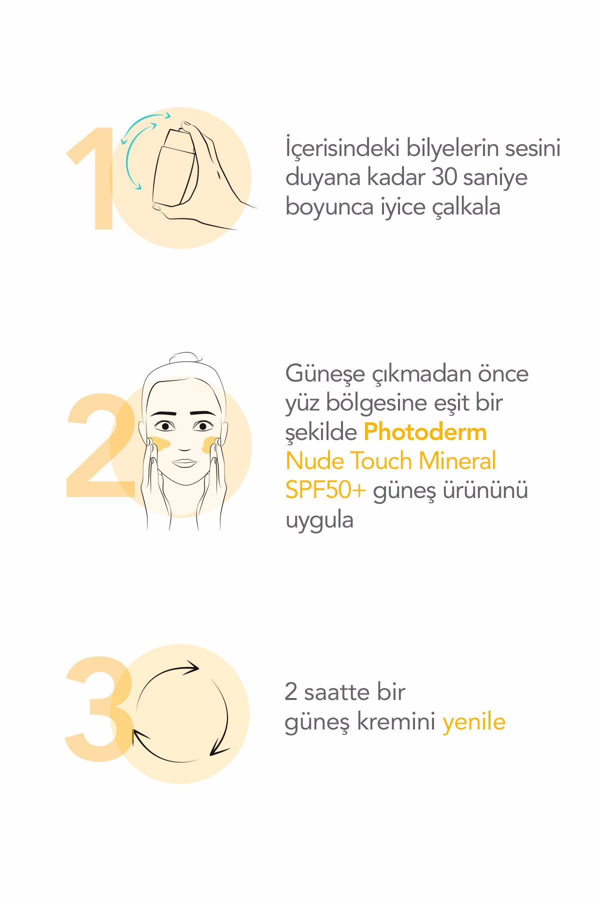 Photoderm Nude Light SPF50+ 40 ml | Renkli Güneş Koruyucu