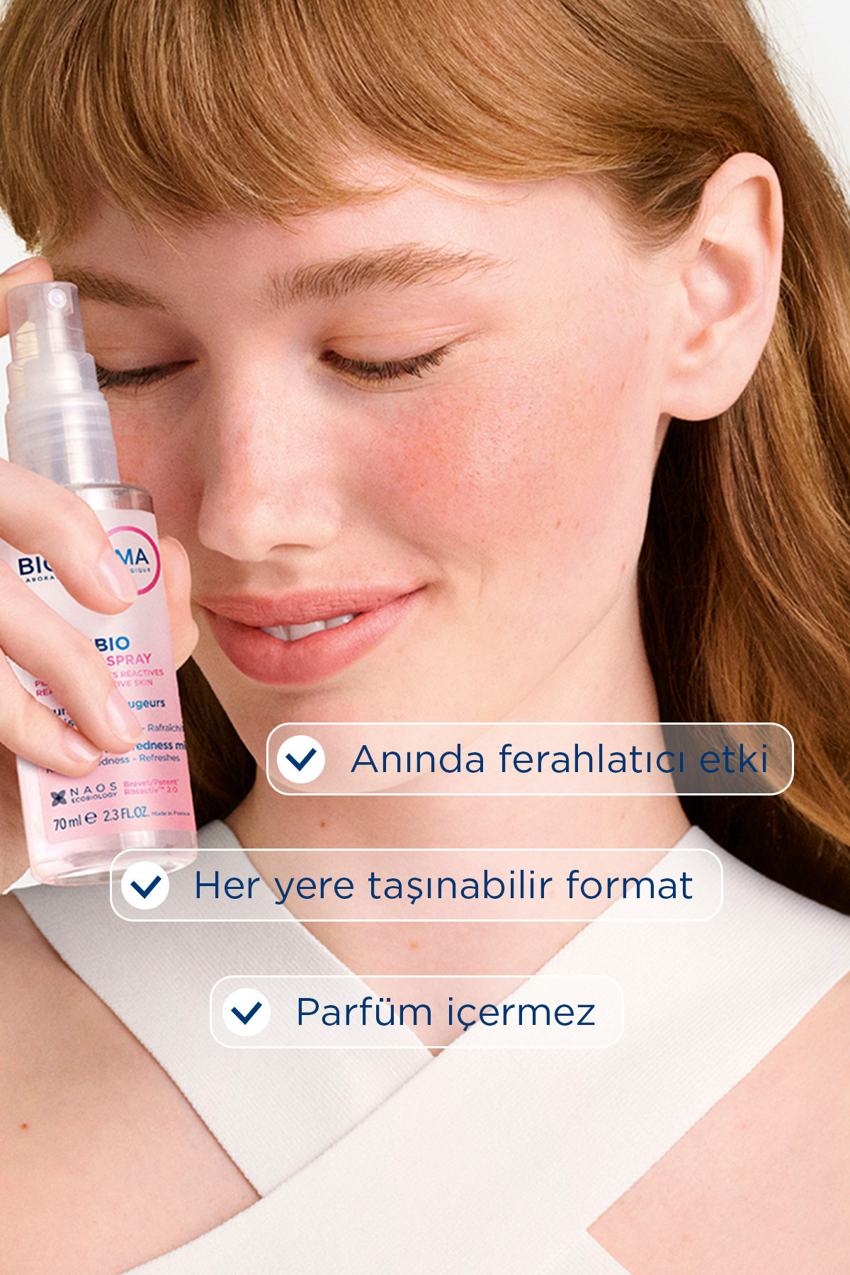 Sensibio AR+ SOS Sprey 70 ml | Hassas Ciltler İçin Yatıştırıcı Sprey