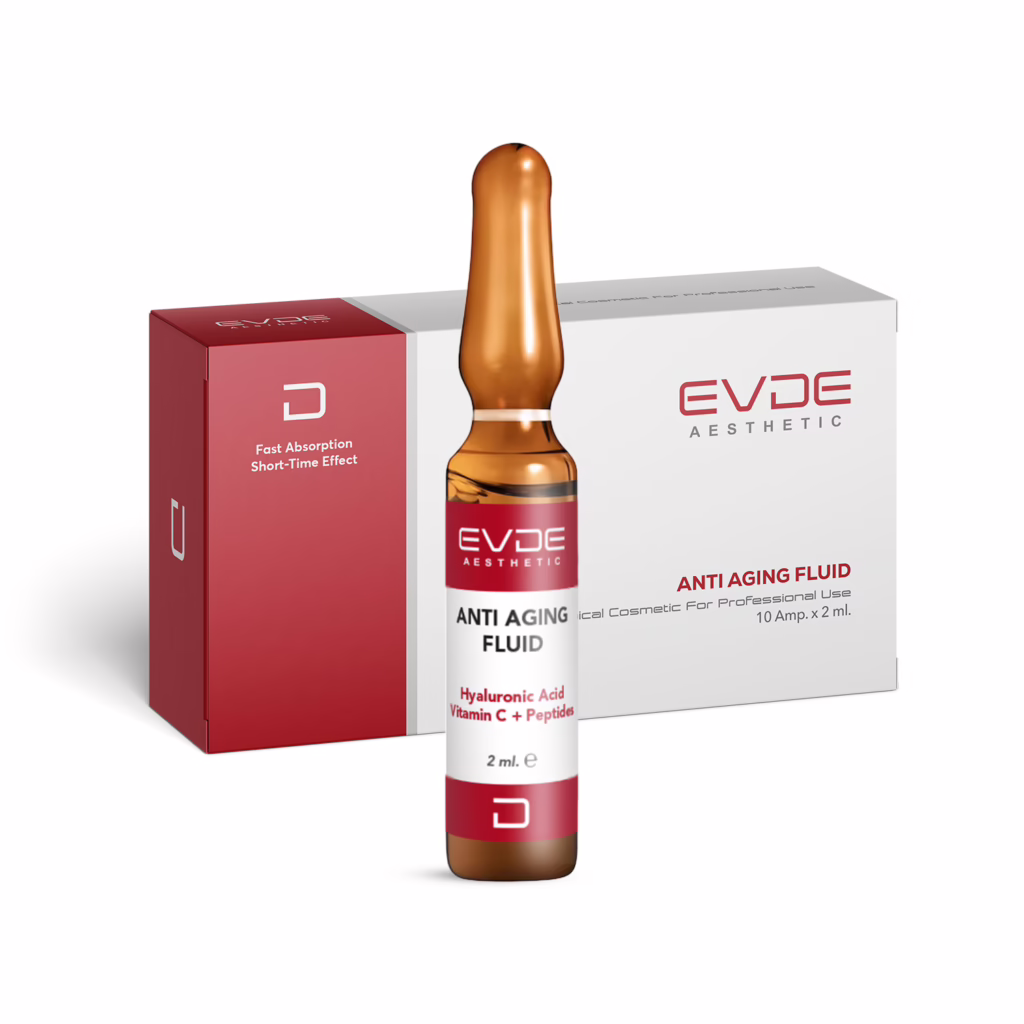 Anti Aging Fluid Yaşlanma Karşıtıcı Cilt Bakım Serumu 2ml x 10 Ampul