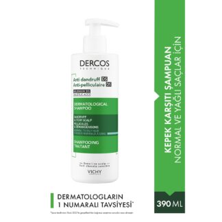 Dercos Anti Dandruff Normal ve Yağlı Saçlar İçin Kepek Karşıtı Şampuan 390 ml