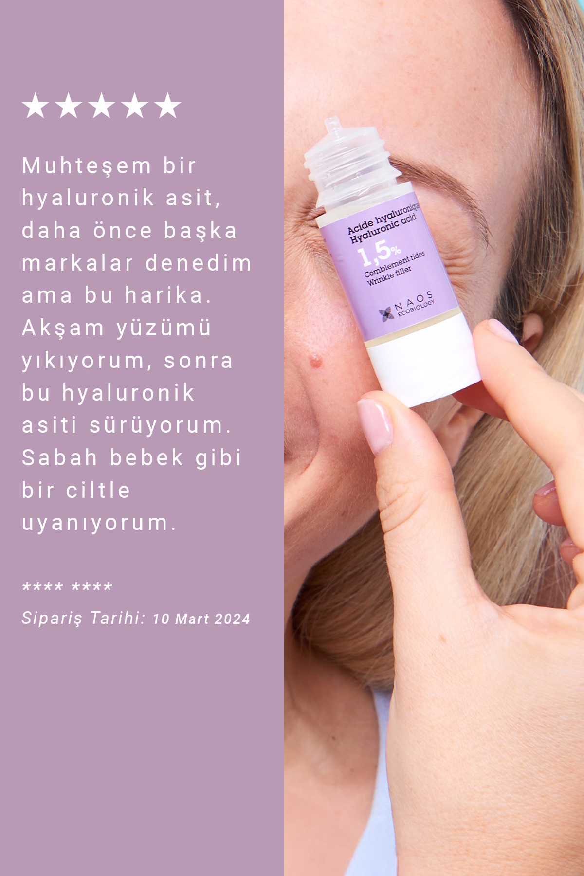 Pure Active Hyaluronik Asit İnce Kırışıklık Karşıtı & Dolgunlaştırıcı Saf Cilt Serumu 15 ML