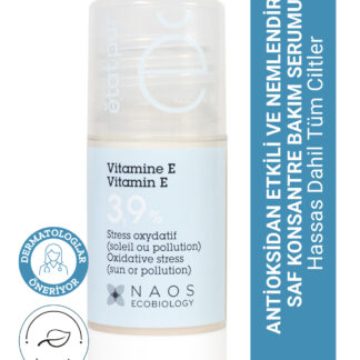 Pure Active E Vitamini Antioksidan Etkili, Nemlendirici, Cilt Yenileyici Saf Cilt Serumu 15 ML