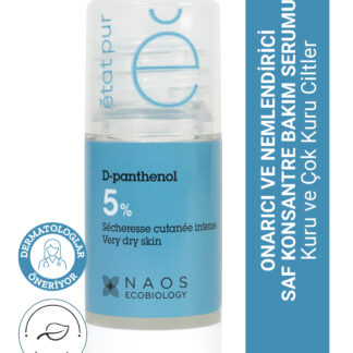 Pure Active D-Panthenol Kuru Ciltler İçin Nemlendirici ve Bariyer Onarıcı Saf Cilt Serumu 15 ML