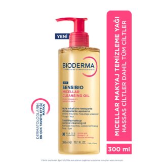 Sensibio Micellar Cleansing Oil Hassas & Normal Ciltler Yağ Bazlı Yüz&Göz Makyaj Temizleyici 300 ML