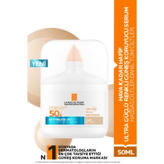Anthelios UVAIR SPF50+ Aydınlık Görünüm Veren Ultra Güçlü Renkli Güneş Koruyucu Serum 50 ml