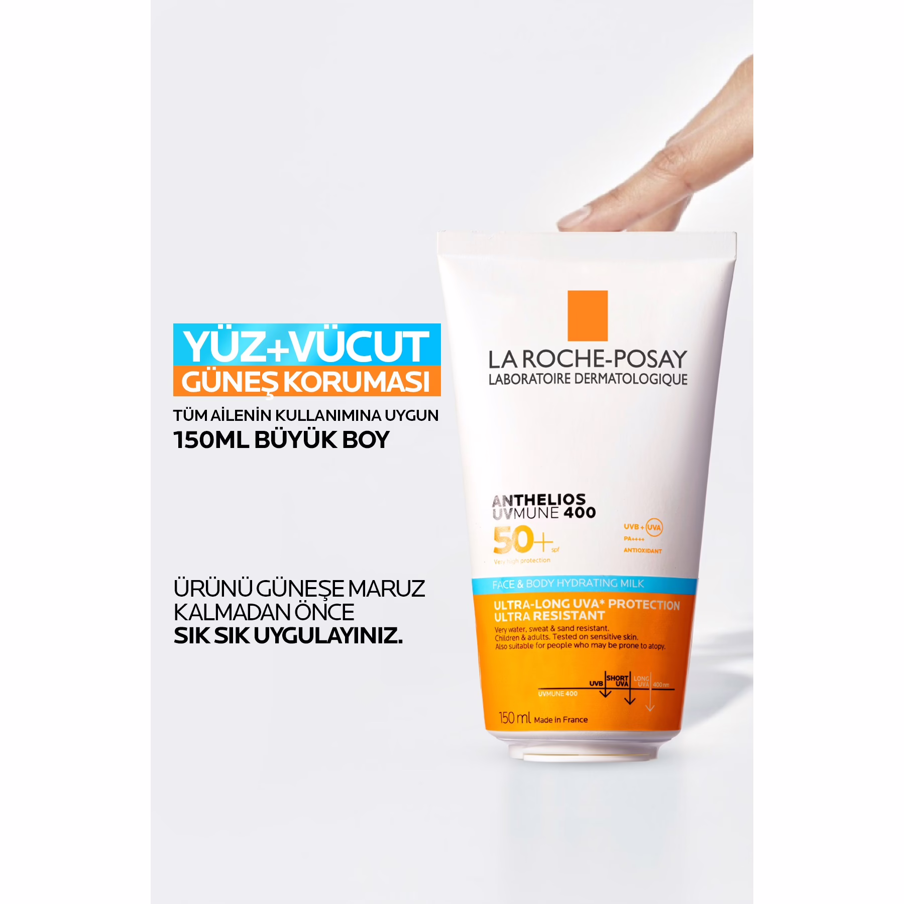 Anthelios UVMune 400 Face Body Hydrating Milk 150 ml