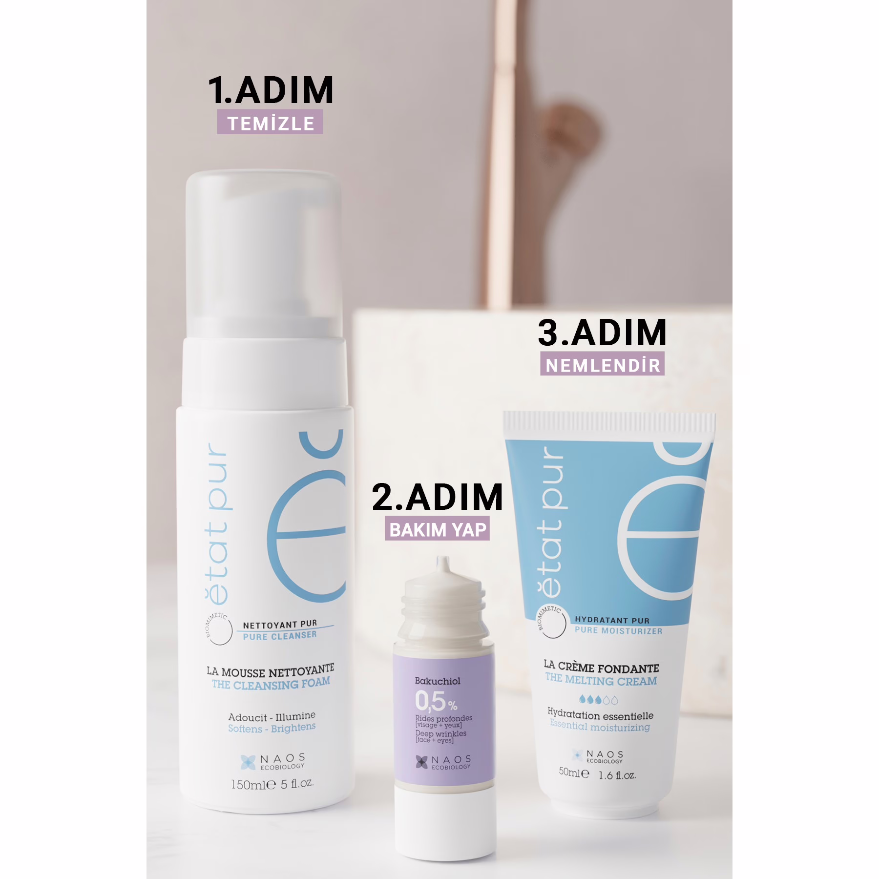 Bakuchiol %0,5 Kırışıklık Karşıtı Serum 15ML | Hassas Ciltler için Retinol Alternatifi
