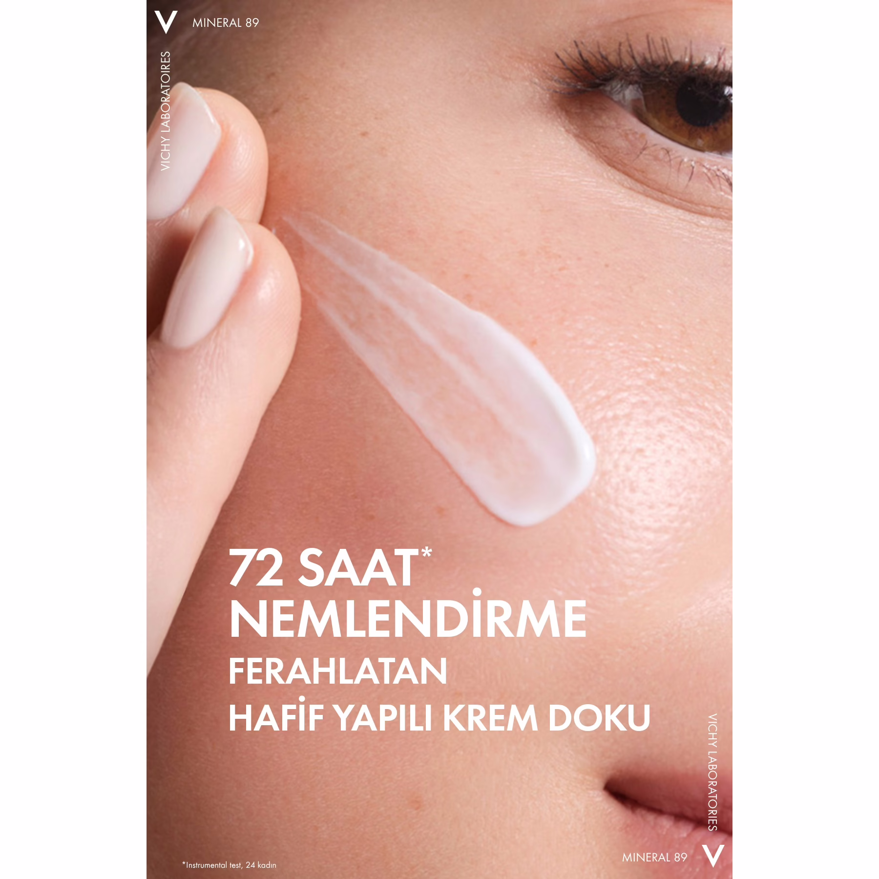 Mineral89 72 Saat Nemlendiren Hafif Yapılı Yüz Bakım Kremi 40 ml