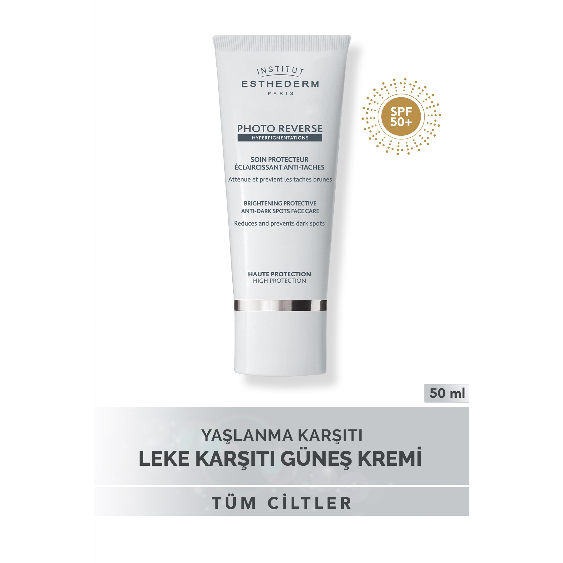 Photo Reverse Leke ve Ton Farklılıkları İçin Güneş Koruyucu Krem 50 ml