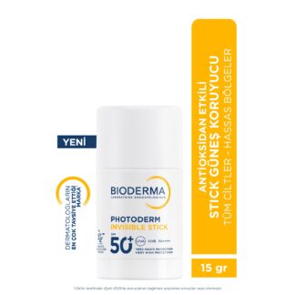 Photoderm Invisible Stick SPF50+ Antioksidan UV Koruma İçeren Hassas&Tüm Ciltler Güneş Kremi 15gr