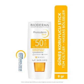 Photoderm Stick SPF50+ Hassas&Tüm Ciltler İçin Çok Yüksek Korumalı Stick Güneş Kremi 8 gr