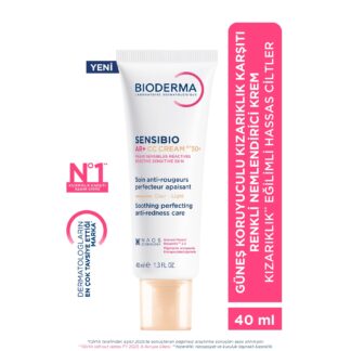 Sensibio AR+ CC Cream SPF50+ Güneş Koruyuculu Kızarıklık Karşıtı Renkli Nemlendirici Krem 40 ML